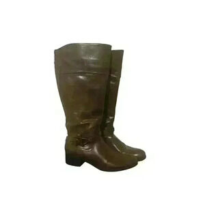 UNISA Trinee Women's Brown Wide Calf Riding Boots Size 9.5M
